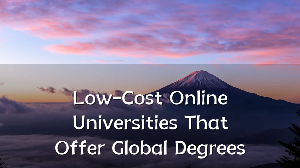 Low-Cost Online Universities That Offer Global Degrees