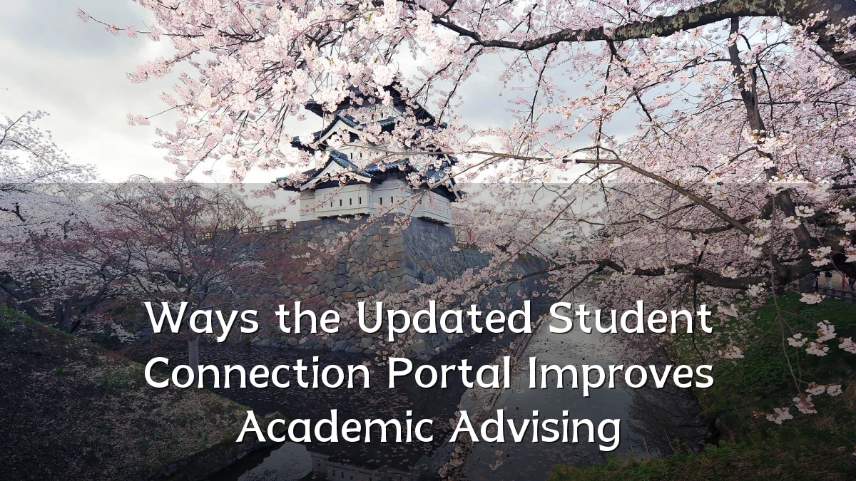 Ways the Updated Student Connection Portal Improves Academic Advising
