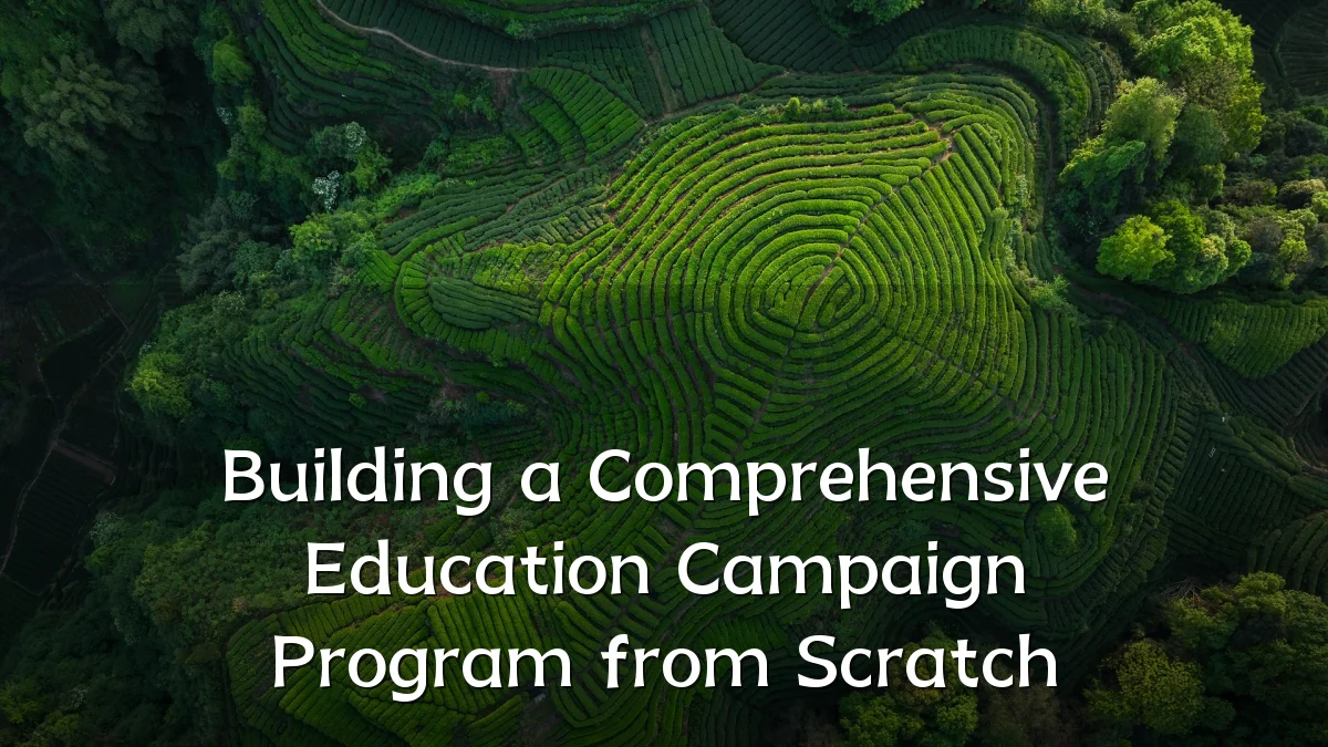 Building a Comprehensive Education Campaign Program from Scratch