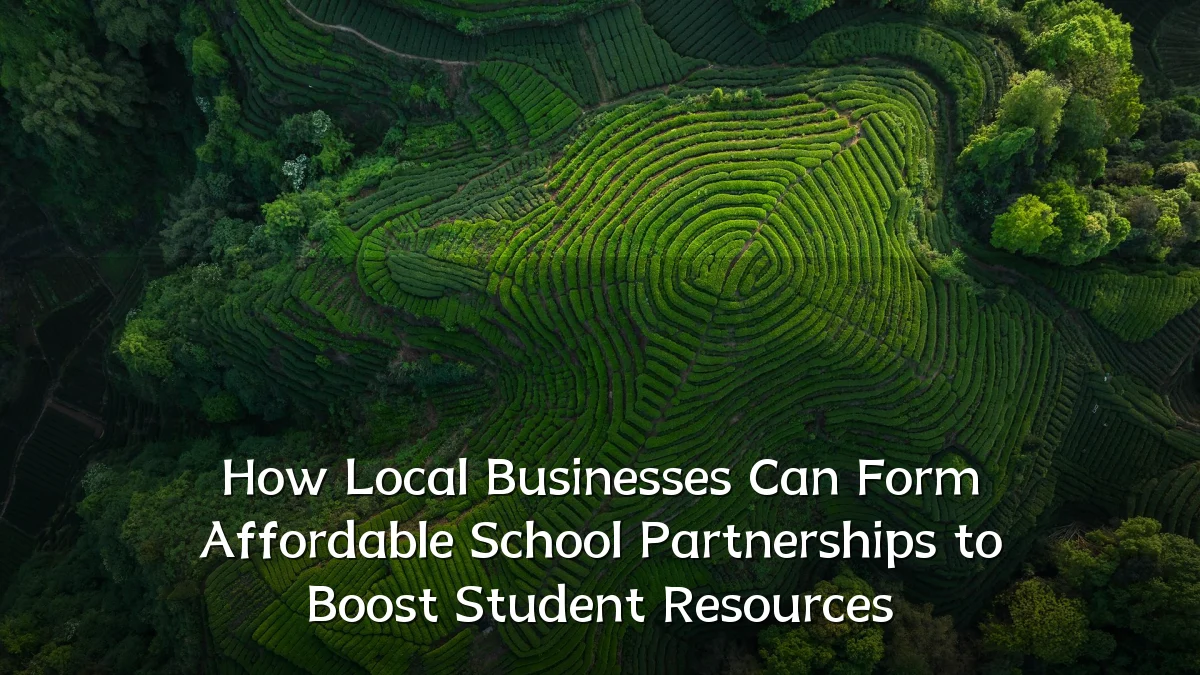 How Local Businesses Can Form Affordable School Partnerships to Boost Student Resources
