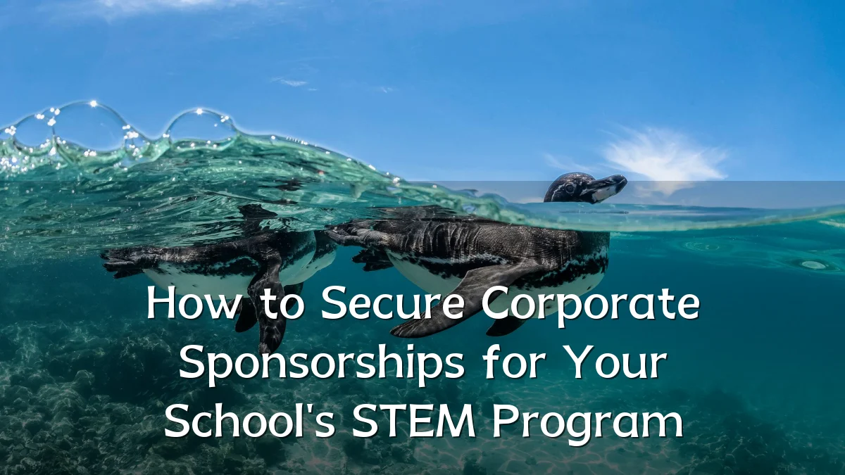 How to Secure Corporate Sponsorships for Your School's STEM Program