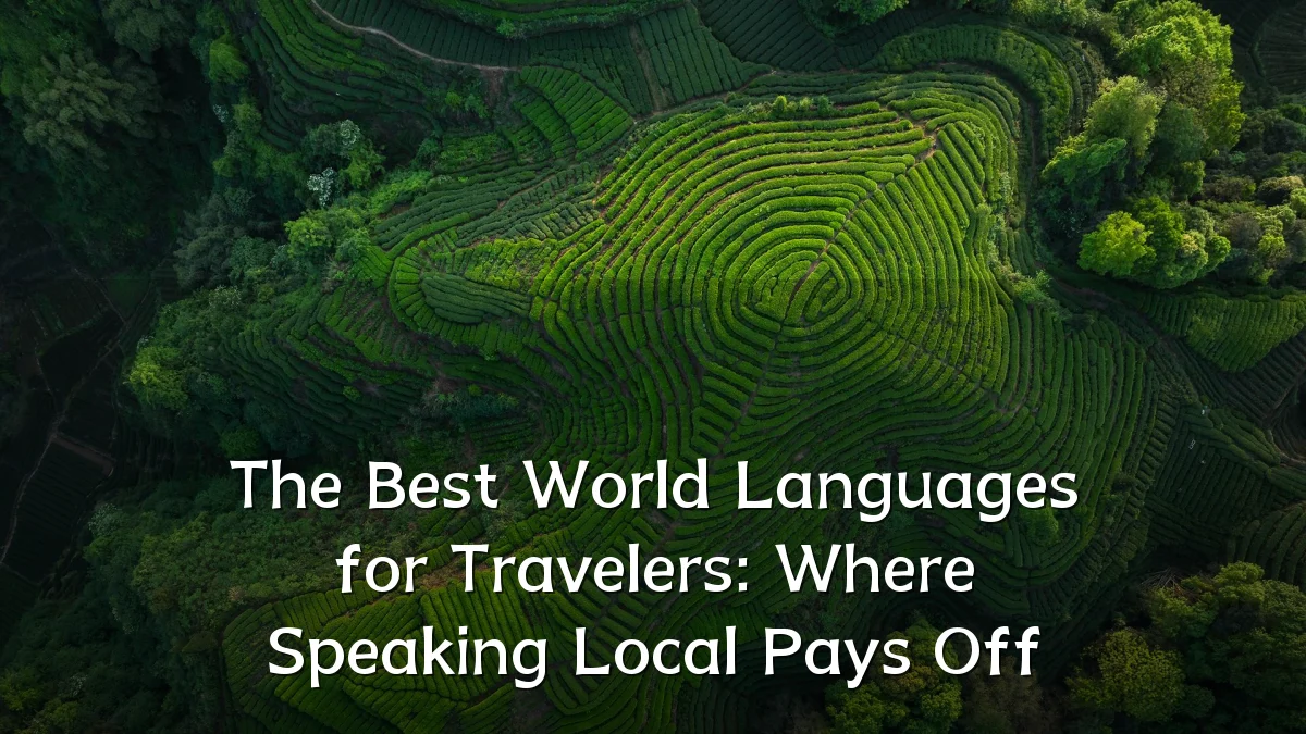 The Best World Languages for Travelers: Where Speaking Local Pays Off