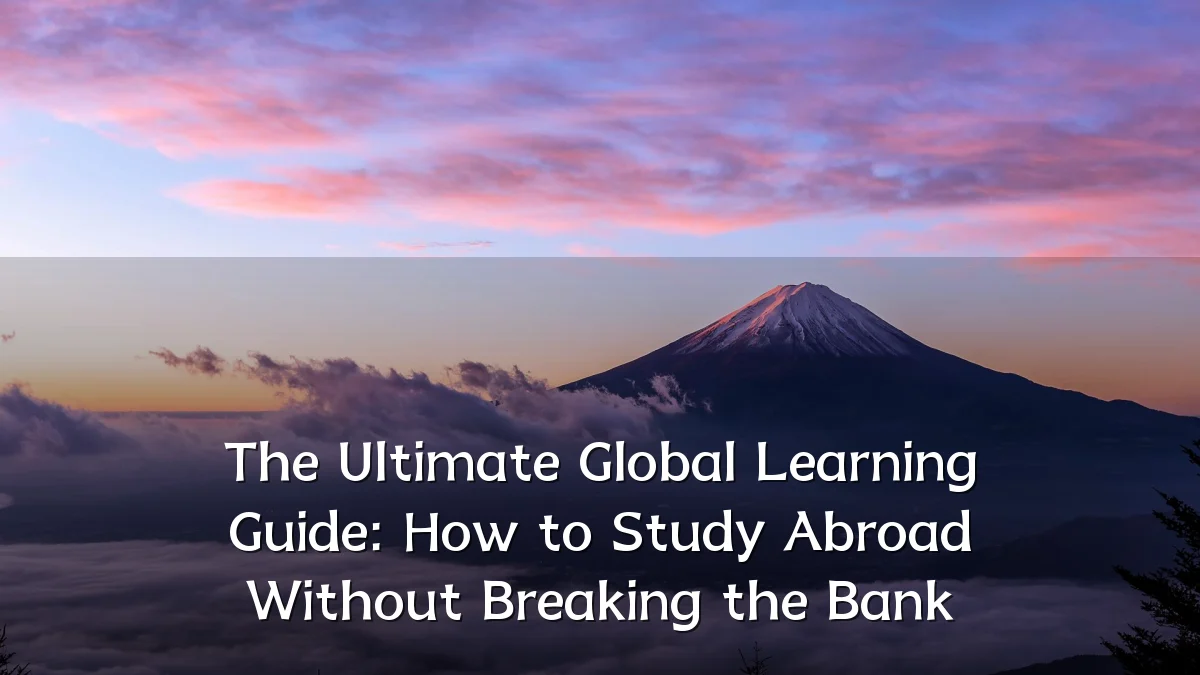 The Ultimate Global Learning Guide: How to Study Abroad Without Breaking the Bank
