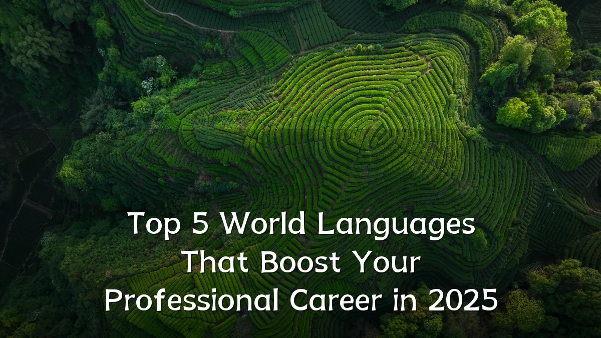 Top 5 World Languages That Boost Your Professional Career in 2025