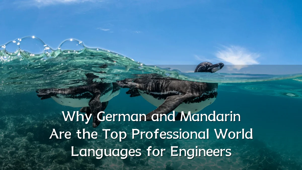 Why German and Mandarin Are the Top Professional World Languages for Engineers